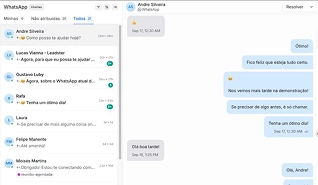 Plataforma completa para atendimento humano